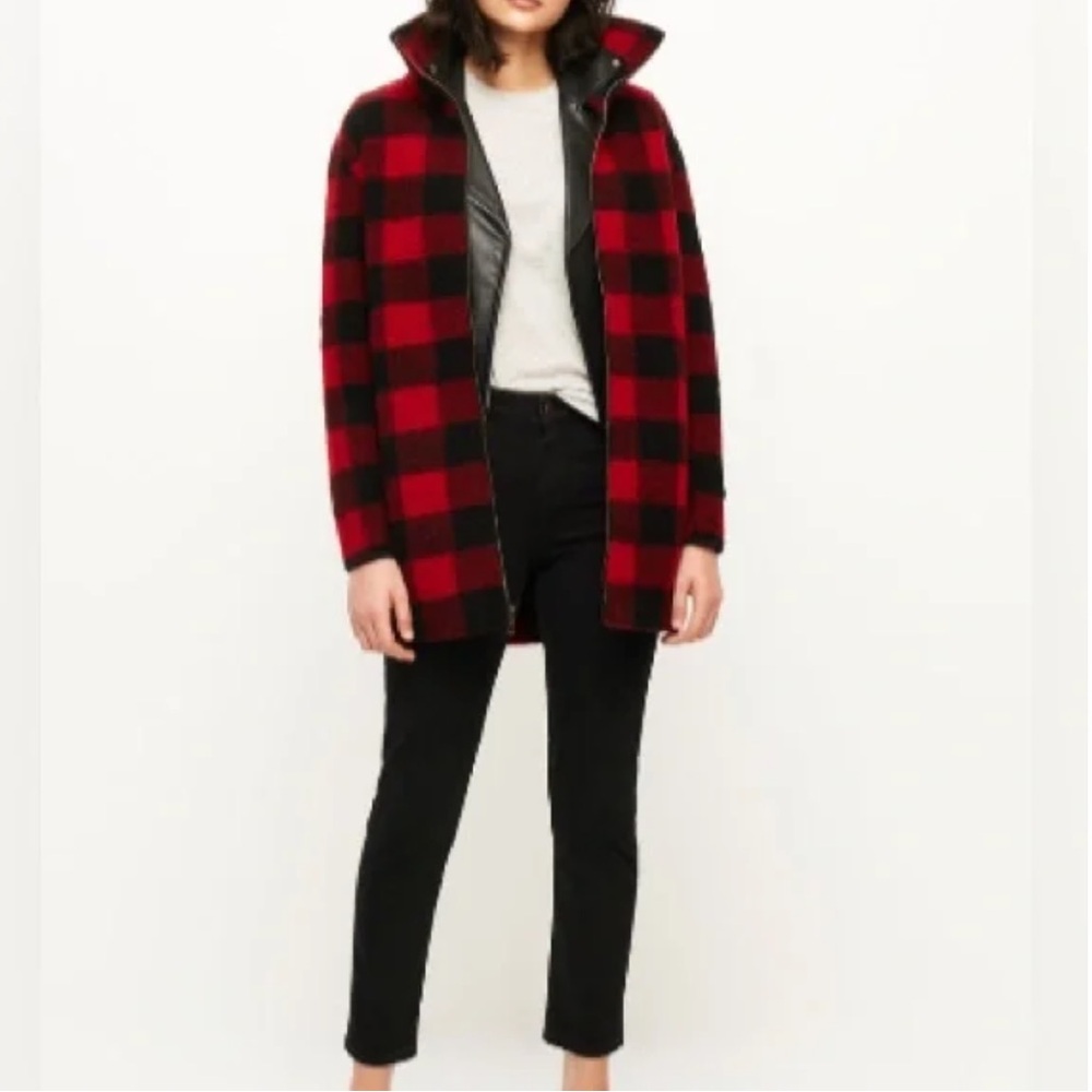 Roots* Buffalo Check Sweater Jacket
